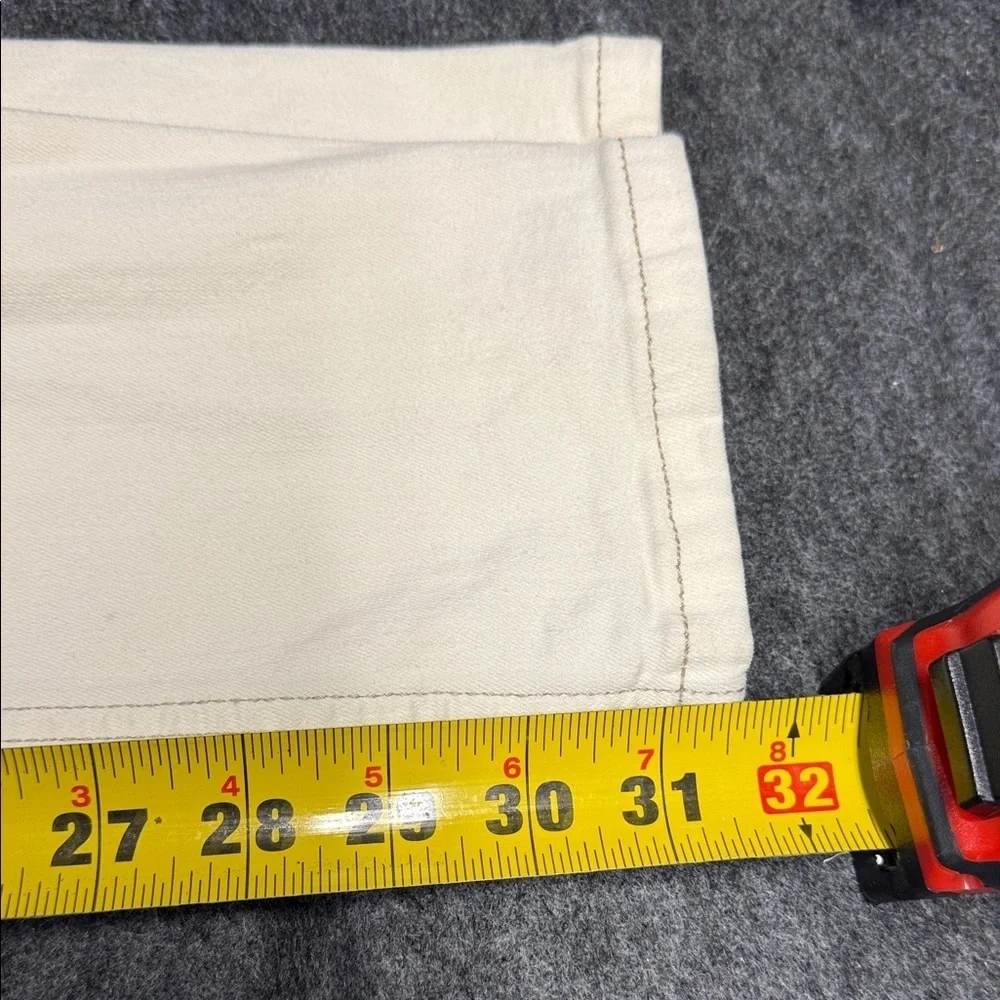 Current/Elliott Off-White Denim Pants